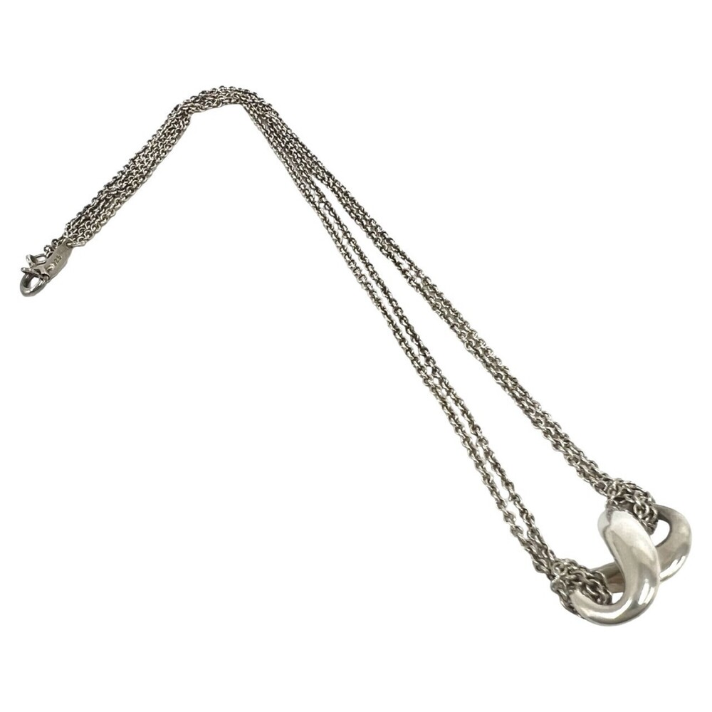 TIFFANY&Co. Tiffany Vintage Infinity Necklace, Sterling Silver 925 Pendant, 2...
